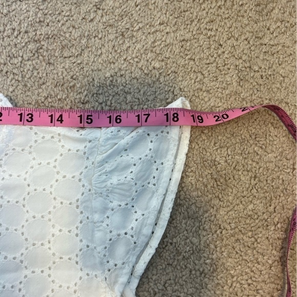 Sim‎ & Sam Women’s White Ruffle Top Size Small - Picture 8 of 11